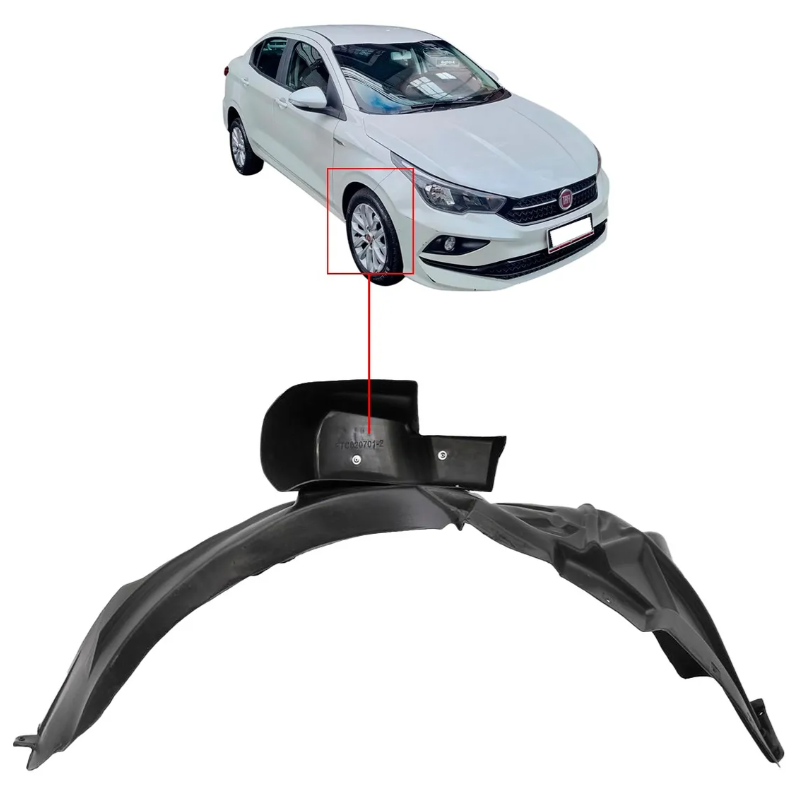 GUARDAPLAST-PASARRUEDA  DELANTERO FIAT CRONOS-ARGO