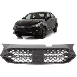 Parrilla Fiat Cronos 2022 2023 2024 Negra Para 4 Molduras