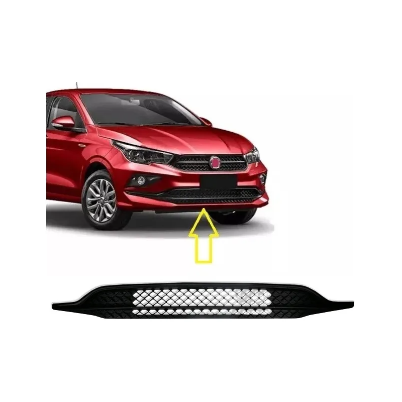 REJILLA INFERIOR FIAT CRONOS-2018-2024 (para molduras)