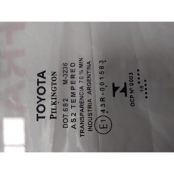 "VIDRIO DE PUERTA-DEL/IZQ- ORIGINAL HILUX  2005 A 2015- (NUEVO)"