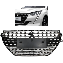 REJILLA PEUGEOT 208(2020-2024) -SUPERIOR CROMADA