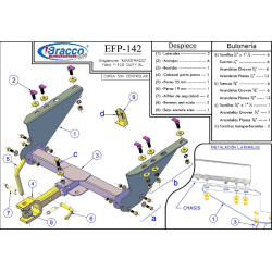 ENGANCHE F-100 DUTY  1992-2000-BRACCO